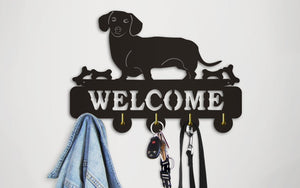 Dachshund Love Welcome Wall Hook-Home Decor-Dachshund, Dogs, Home Decor, Wall Hooks-7
