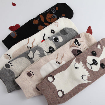 Dachshund Love Womens Cotton Socks-Apparel-Accessories, Dachshund, Dogs, Socks-17