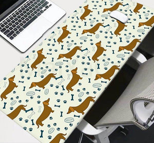 Image of dachshund mousepad in infinite dachshunds design 4