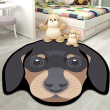 Load image into Gallery viewer, Image of a dachshund rug in a children&#39;s room