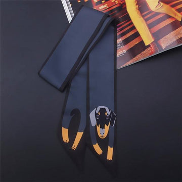 Dachshund Scarf Dachshund Love Womens Silk Neck Scarf 360x