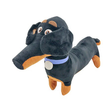 Load image into Gallery viewer, Image of a super cute Dachshund stuffed animal plush toy on white background - front view