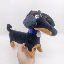 Load image into Gallery viewer, Image of a person holding super cute Dachshund stuffed animal plush toy