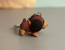 Load image into Gallery viewer, Image of a cutest Dachshund keychain made of PVC, Resin, and Zinc Alloy,