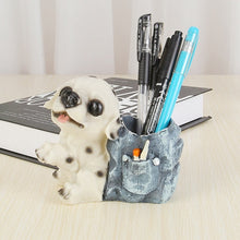 Load image into Gallery viewer, Dalmatian Love Desktop Pen or Pencil Holder Figurine-Home Decor-Dalmatian, Dogs, Figurines, Home Decor, Pencil Holder-4