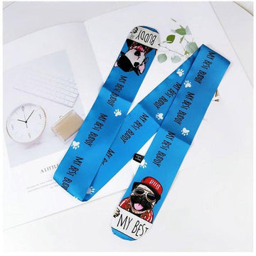 Dalmatian Love Womens Silk Neck ScarfAccessoriesPug and Bull Terrier