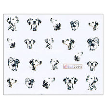 Load image into Gallery viewer, Image of dalmatian nail art in different designs