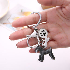 Doberman Love 3D Metal Keychain-Key Chain-Accessories, Doberman, Dogs, Keychain-Schnauzer-24