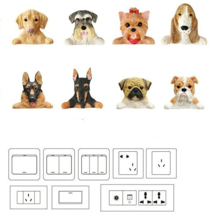 Doberman Love 3D Wall Sticker-Home Decor-Doberman, Dogs, Home Decor, Wall Sticker-2