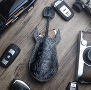 Doberman Love Large Genuine Leather Keychains-Accessories-Accessories, Doberman, Dogs, Keychain-13