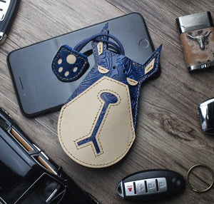 Doberman Love Large Genuine Leather Keychains-Accessories-Accessories, Doberman, Dogs, Keychain-20