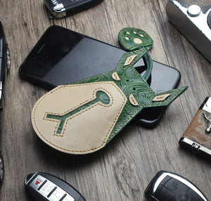 Doberman Love Large Genuine Leather Keychains-Accessories-Accessories, Doberman, Dogs, Keychain-27