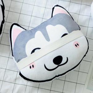 Doggo Love Stuffed Cushion and Neck PillowCar Accessories