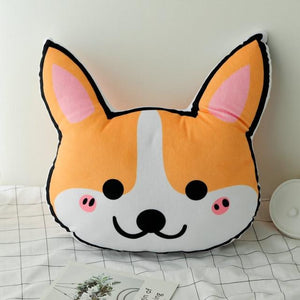 Doggo Love Stuffed Cushion and Neck PillowCar AccessoriesCar PillowCorgi