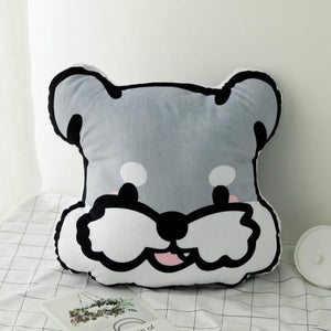 Doggo Love Stuffed Cushion and Neck PillowCar AccessoriesCar PillowSchnauzer