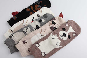 Doggo Love Womens Cotton SocksSocks