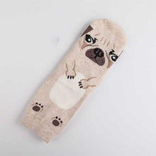 Load image into Gallery viewer, Doggo Love Womens Cotton SocksSocksPug