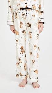 Doggo Mama Love Women's Cotton Pajamas-Apparel-Apparel, Chihuahua, Dachshund, Dogs, English Bulldog, French Bulldog, Jack Russell Terrier, Pajamas, Pug, Rottweiler, Siberian Husky-17