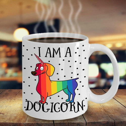 Dogicorn Dachshund Ceramic MugMug