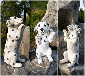 Double Wave Dalmatian Garden Statue-Home Decor-Dalmatian, Dogs, Home Decor, Statue-2