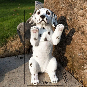 Double Wave Dalmatian Garden Statue-Home Decor-Dalmatian, Dogs, Home Decor, Statue-4