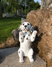 Double Wave Dalmatian Garden Statue 180x