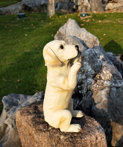 Double Wave Labrador Garden Statue-Home Decor-Dogs, Home Decor, Labrador, Statue-2