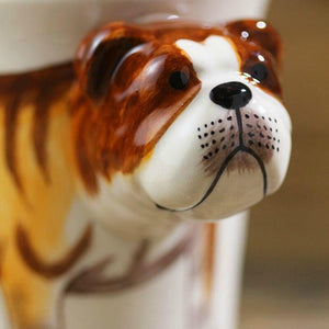 English Bulldog Love 3D Ceramic CupMug