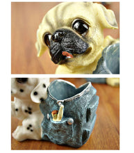 Load image into Gallery viewer, English Bulldog Love Desktop Pen or Pencil Holder FigurineHome Decor