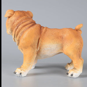 English Bulldog Love Large Resin Statue-Home Decor-Dogs, English Bulldog, Home Decor, Statue-4