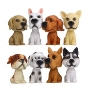 English Bulldog Love Miniature Car BobbleheadCar