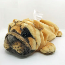Load image into Gallery viewer, English Bulldog Love Plush Napkin HolderHome Decor