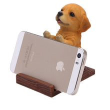 Load image into Gallery viewer, English Bulldog Love Resin and Wood Cell Phone HolderCell Phone Accessories