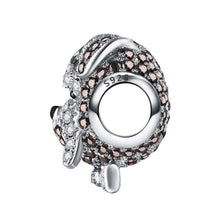 Load image into Gallery viewer, English Bulldog Love Silver Charm BeadDog Themed Jewellery