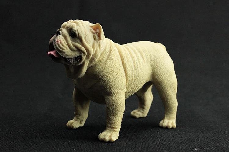  Aydinids Bulldog Figurines White Bulldogs Figures Realistic Pet  Dog Figures Simulated Dog for Christmas Birthday Gift Party Decoration,  Bulldog : Home & Kitchen