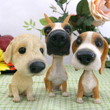 Load image into Gallery viewer, Extra Large Basset Hound BobbleheadCar Accessories