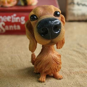 Image of an Irish Setter Bobblehead - face view