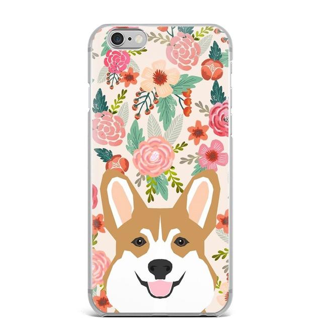 corgi phone case Fawn / Red Corgi in Bloom Phone Case