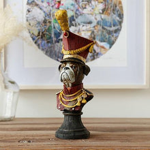 Load image into Gallery viewer, Field Marshal Bulldog Home DecorationHome DecorPointy Yellow Shako