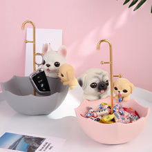 Load image into Gallery viewer, French Bulldog and Labrador Upside Down Umbrella Tabletop Organiser-Home Decor-Dogs, French Bulldog, Home Decor, Labrador, Statue-1