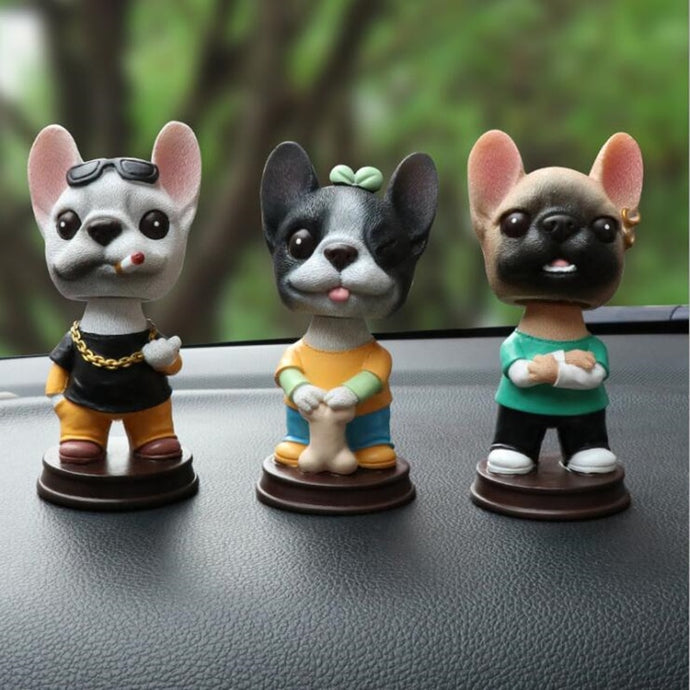 French Bulldog Action Figures Keychains - power shop