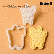 Load image into Gallery viewer, Image of a super cute french bulldog cookie cutter in design 9