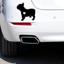 Load image into Gallery viewer, Image of french bulldog decal in black color made of high-quality vinyl