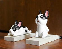 Load image into Gallery viewer, Image of a cutest standing and on belly french bulldog door stopper