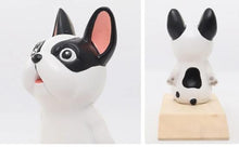 Load image into Gallery viewer, Close up image of a french bulldog door stopper