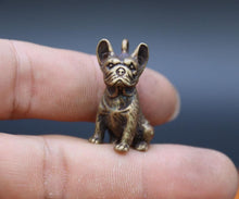 Load image into Gallery viewer, French Bulldog / Frenchie Love Copper Bronze Lucky Charm Pendant FigurineJewellery