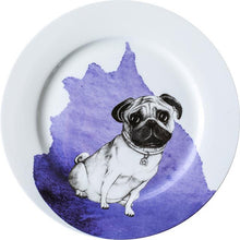 Load image into Gallery viewer, French Bulldog Love 10&quot; Bone China Dinner PlatesHome DecorPug