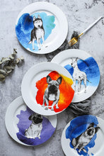 Load image into Gallery viewer, French Bulldog Love 10&quot; Bone China Dinner PlatesHome Decor