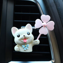 Load image into Gallery viewer, French Bulldog Love Car Air Vent Decoration and Aroma Diffuser-Car Accessories-Car Accessories, Dogs, French Bulldog-French Bulldog-1