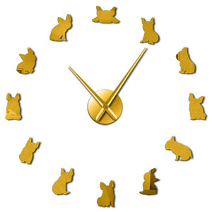 French Bulldog Love DIY Wall Clock-Home Decor-Dogs, French Bulldog, Home Decor, Wall Clock-6
